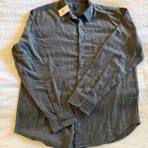 J Crew Factory Men’s Flannel Shirt L NWT - Picture 3 of 5